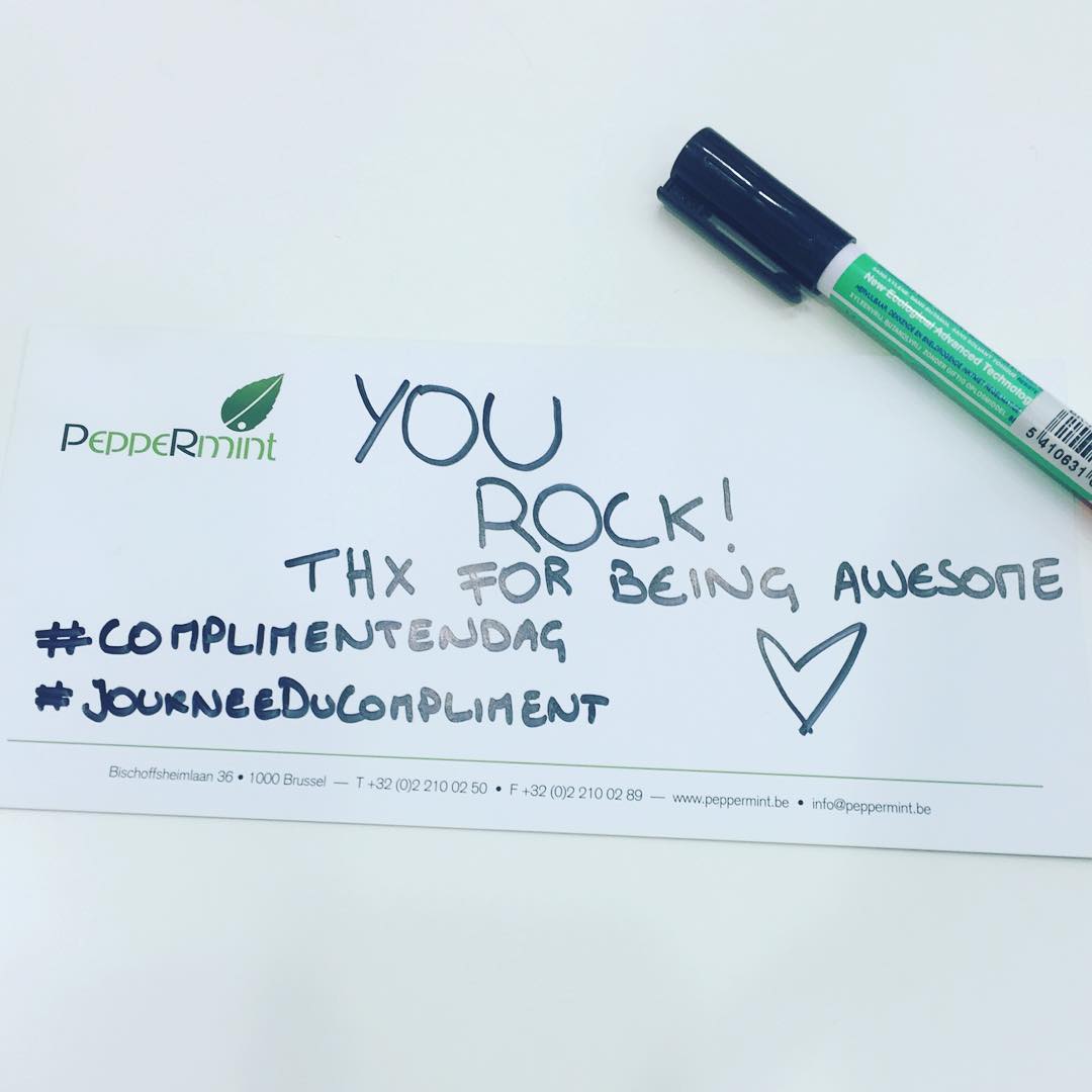 #complimentendag #journéeducompliment