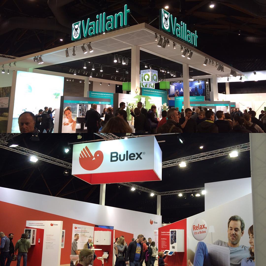 It's not too late to visit our client's stands 😇 #vaillant #bulex #batibouw