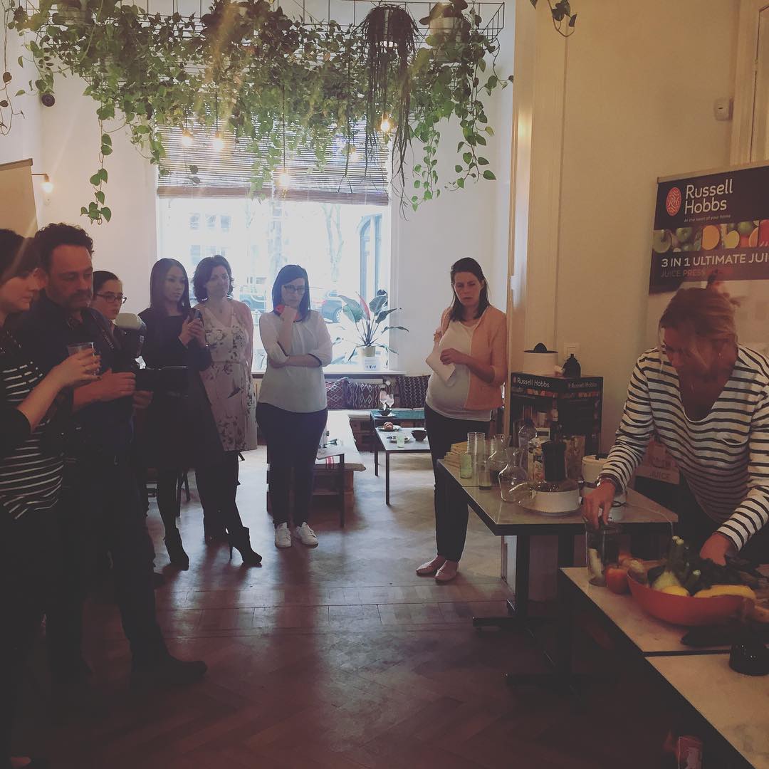 Healthy juices workshop with Ellemieke Vermolen #russellhobbs