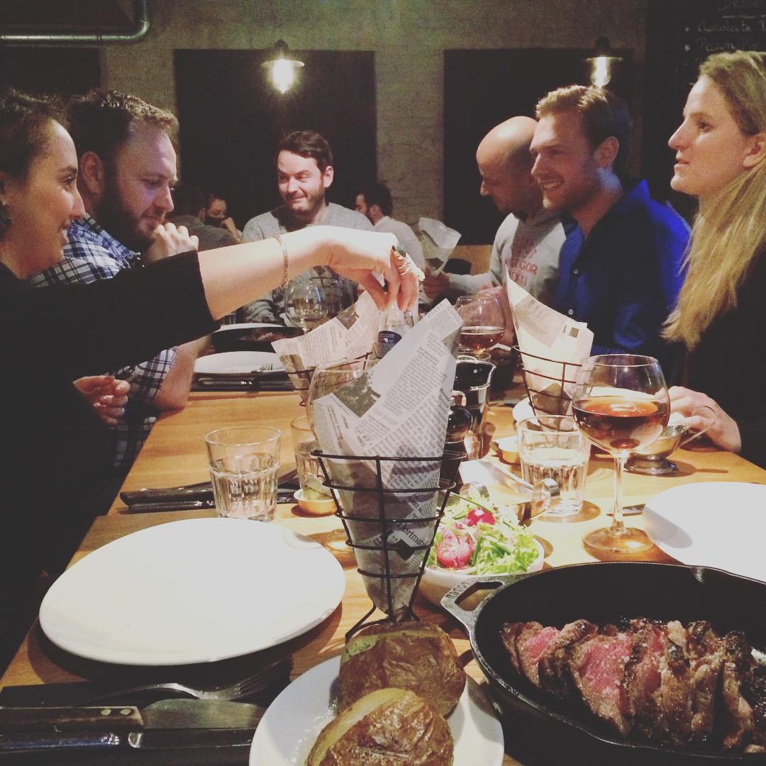 Always difficult to meat our clients from @gooseisland ... 😇